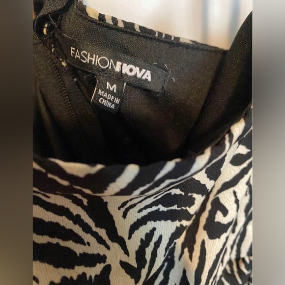 Fashion Nova Animal Print Jumpsuit - Picture 4 of 4